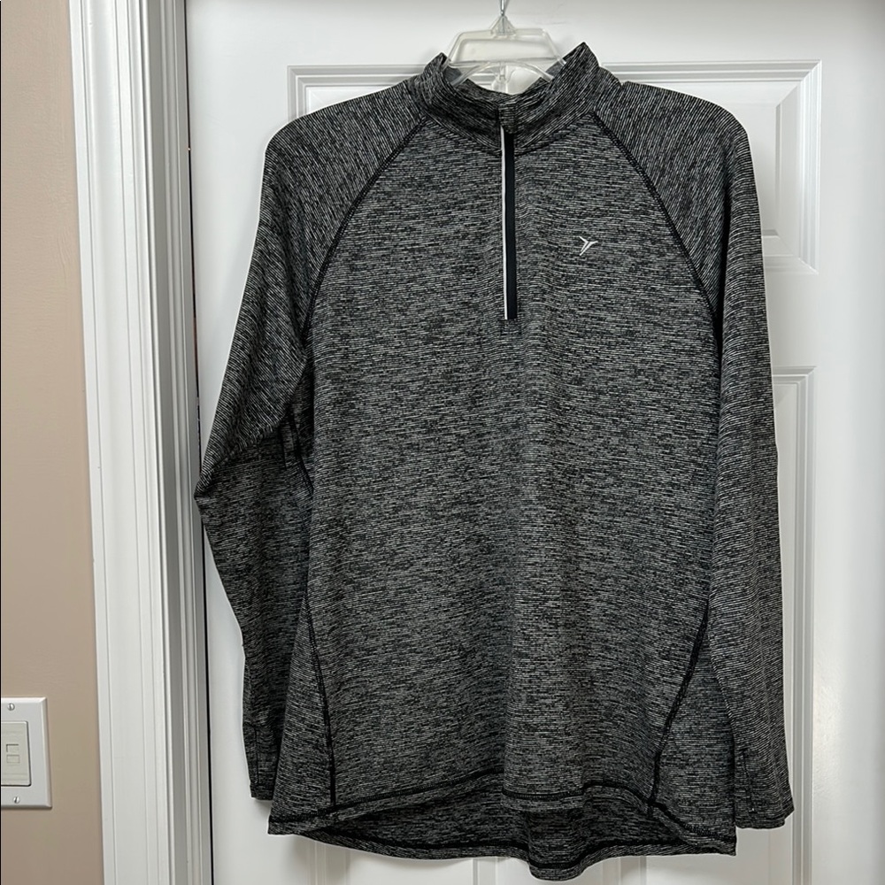 OLD NAVY Active Go-Dry Gray Quarter-Zip Pullover Women’s size XXL